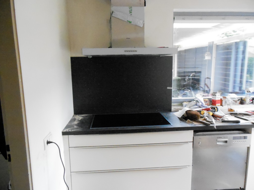 Kookplaat en achterwand