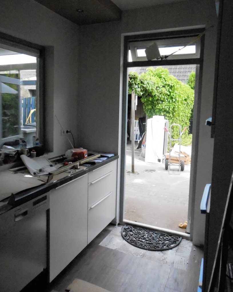 Keukenblok geplaatst